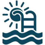 Picto représentant la présence d'une piscine extérieure dans un village vacances familles VTF