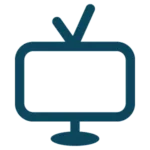 Picto représentant la présence d'une télévision dans les chambres dans un village vacances familles VTF