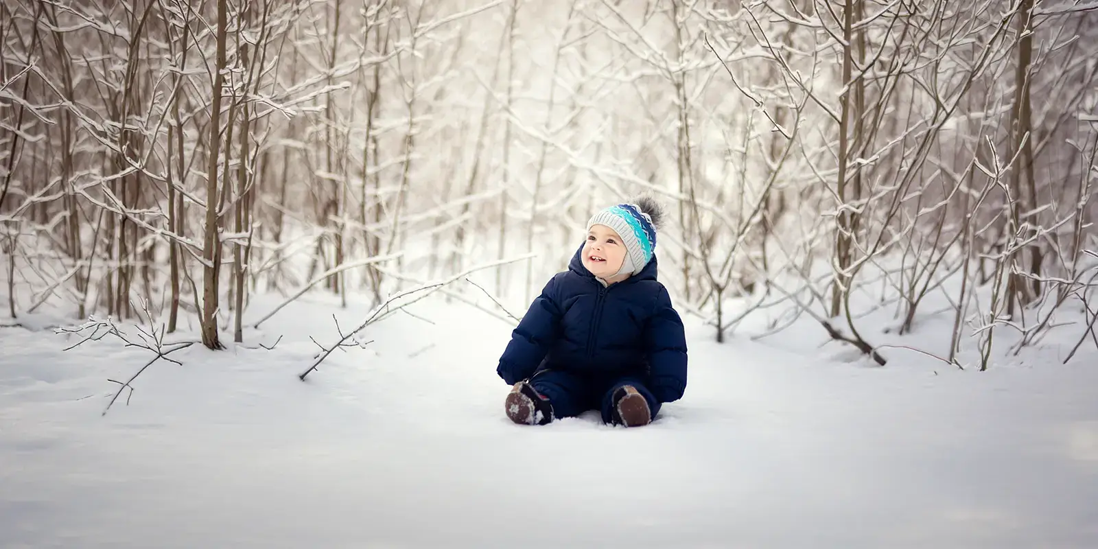Bébé en vacances d'hiver avec VTF