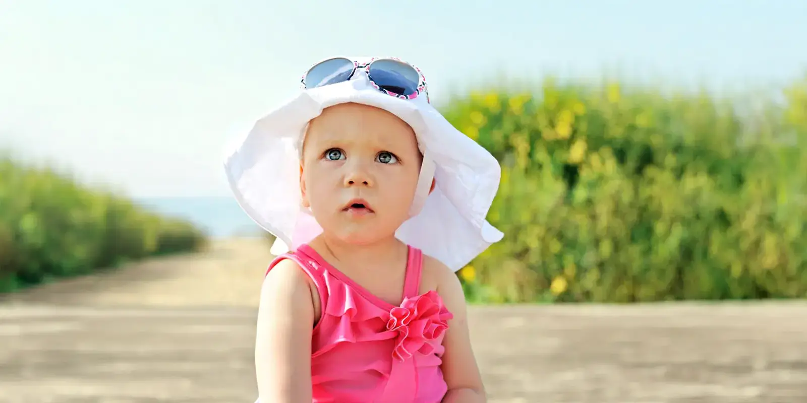 Bébé en vacances d'été avec VTF