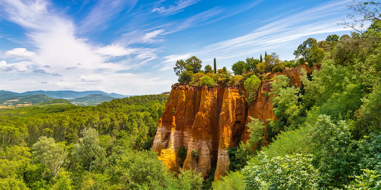 Paysage du Luberon à découvrir à Céreste-en-Luberon