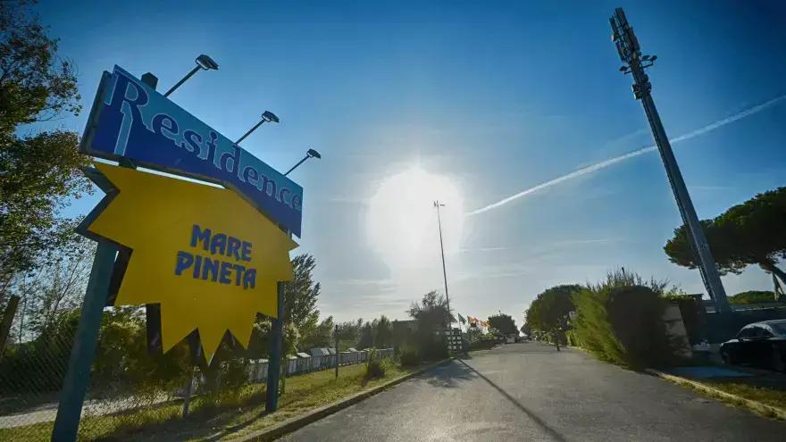 Entrée villagio Mare Pineta Casalborsetti