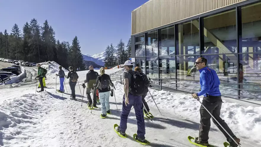 rando raquette à VTF Plagne