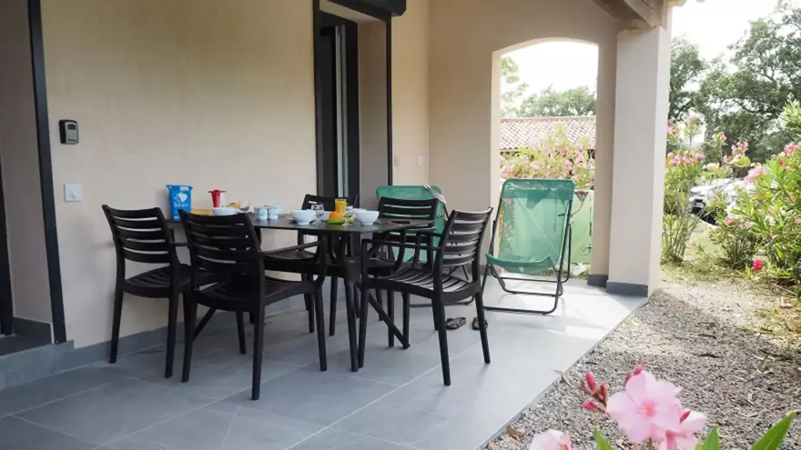 Terrasse hébergement