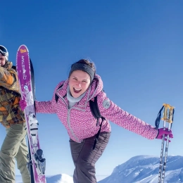 Session de surf et ski