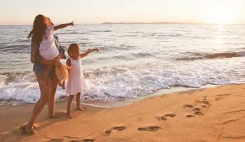 Holiday villages at the Sea
