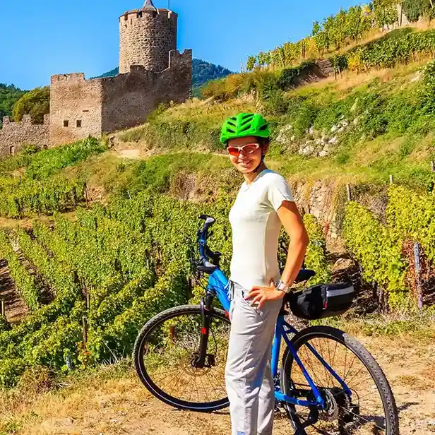 Vacances famille randonnée en vélo