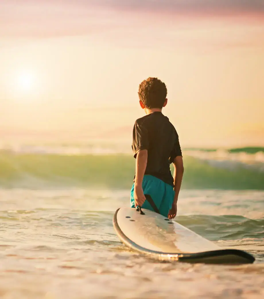 Water activities on vacation