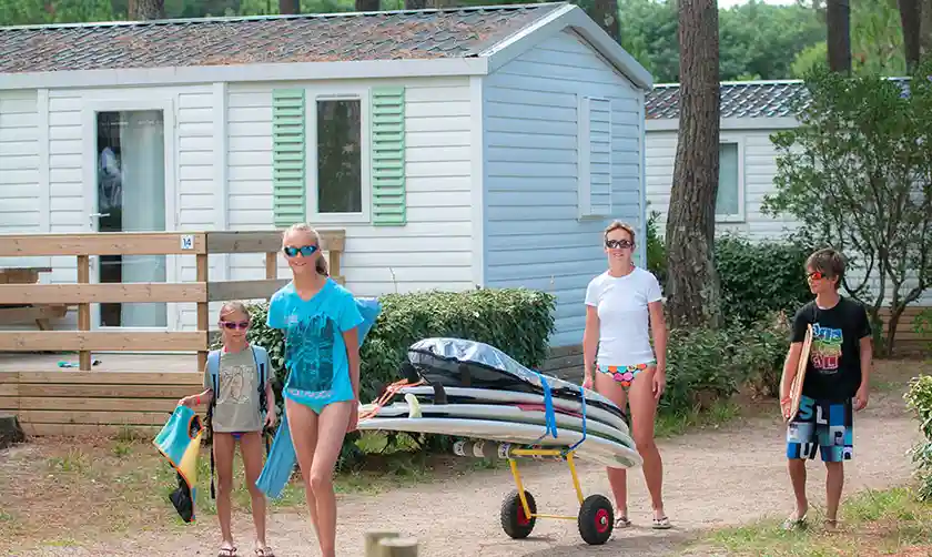 Mobilhome à Biscarrosse