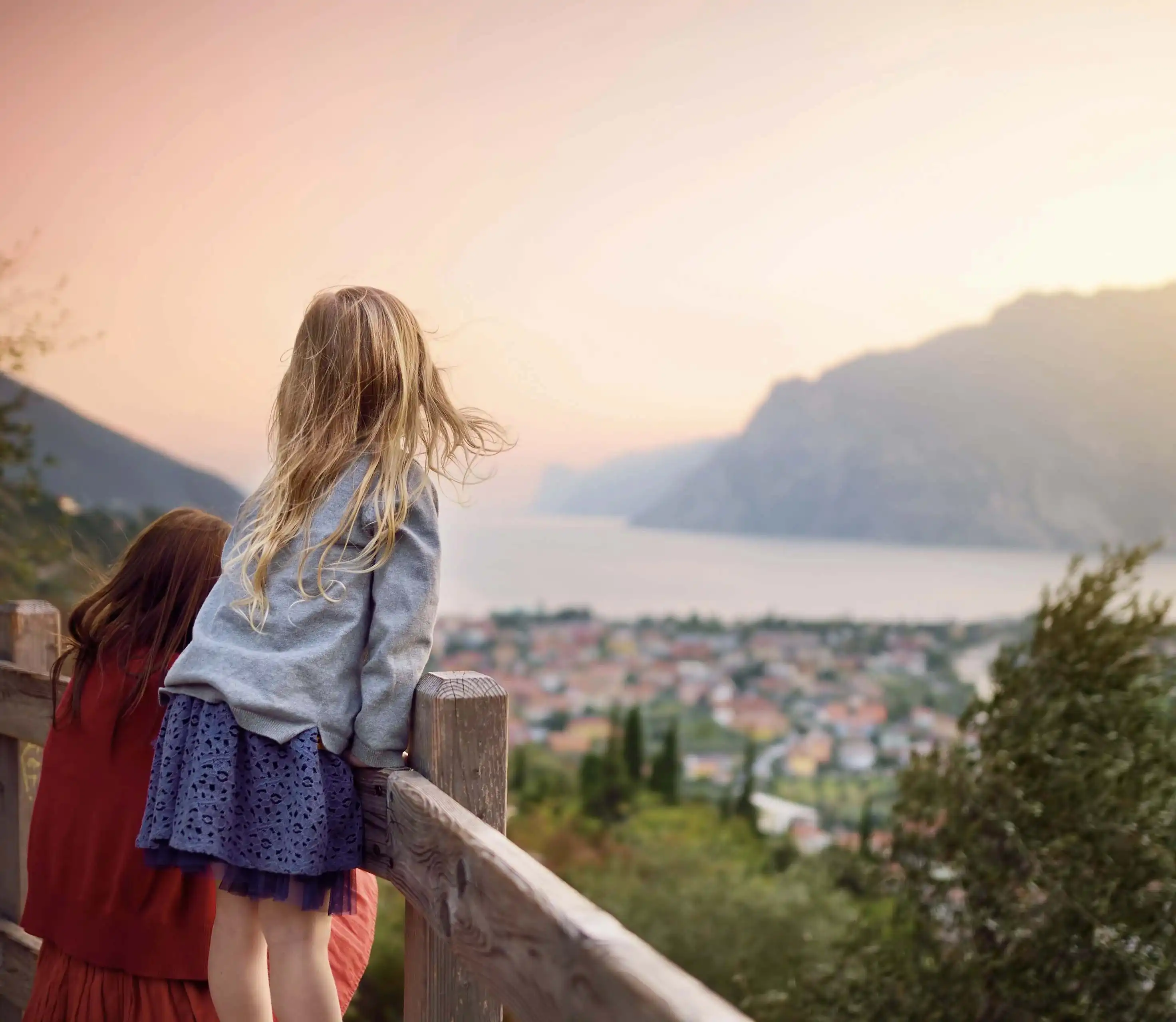 Lac de Garde en famille