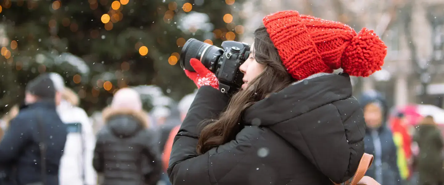 End of year holiday souvenir photos